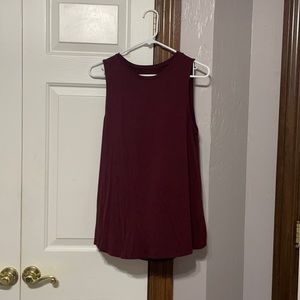 Maroon tank top